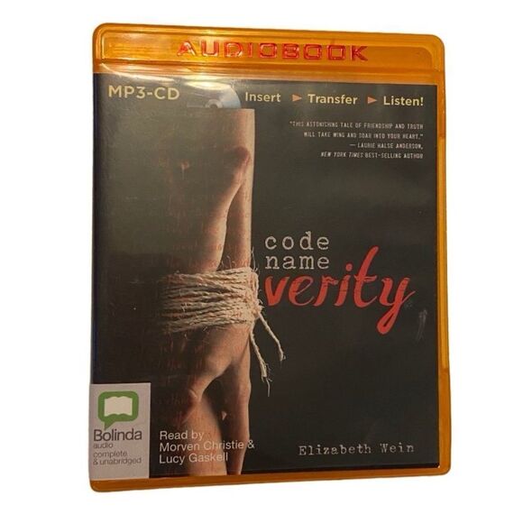 Elizabeth Wein Code Name Verity MP3-CD Audiobook - Picture 1 of 5